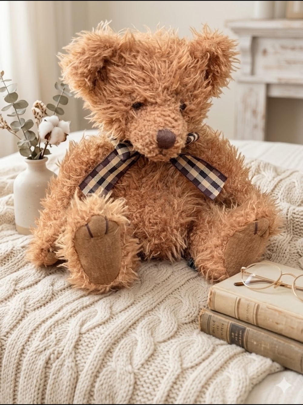 Vintage Russ Berrie & Co. "Wellington" teddy bear